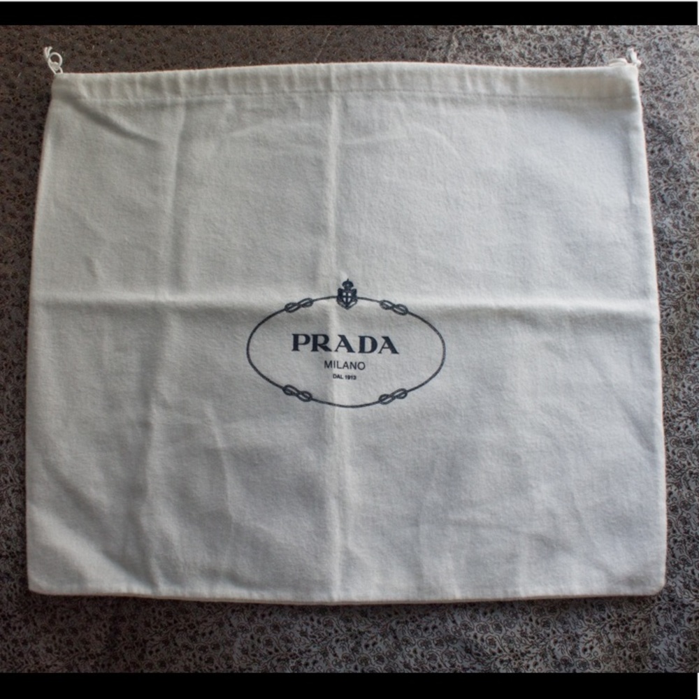Prada Drawstring Dust Bag 15.5"x13"